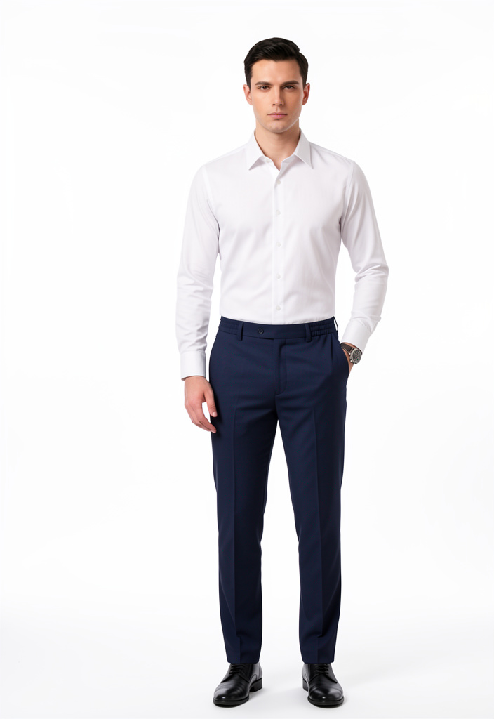 Pantalón de tela Rich Code casimir