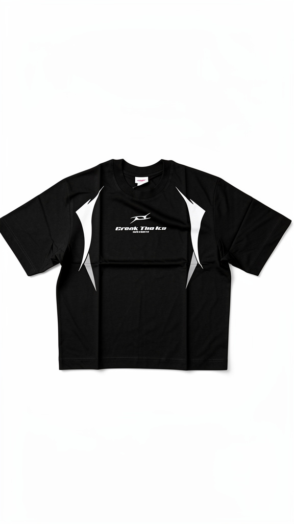 Roman camiseta boxy fit c/ estampado Greak the Ice