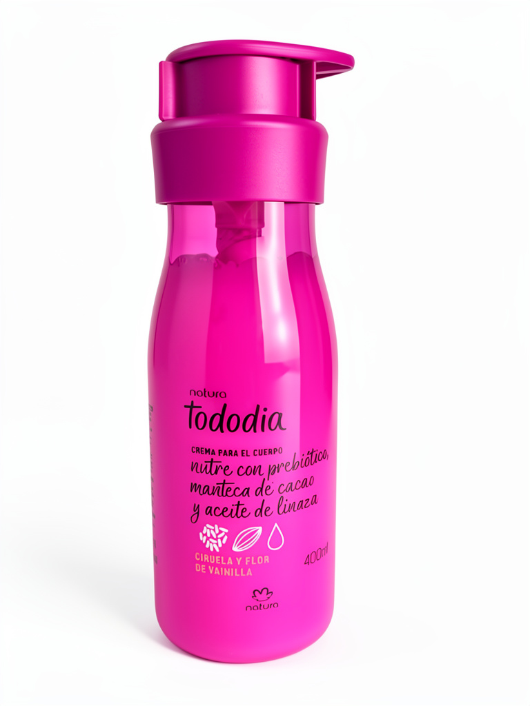 Crema hidratante Tododia de acerola e hibisco
