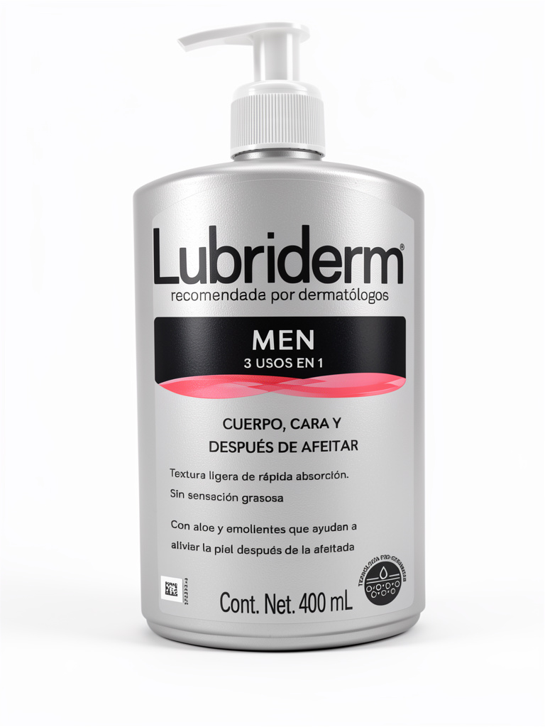 Lubriderm Men  x 400ml para hombre