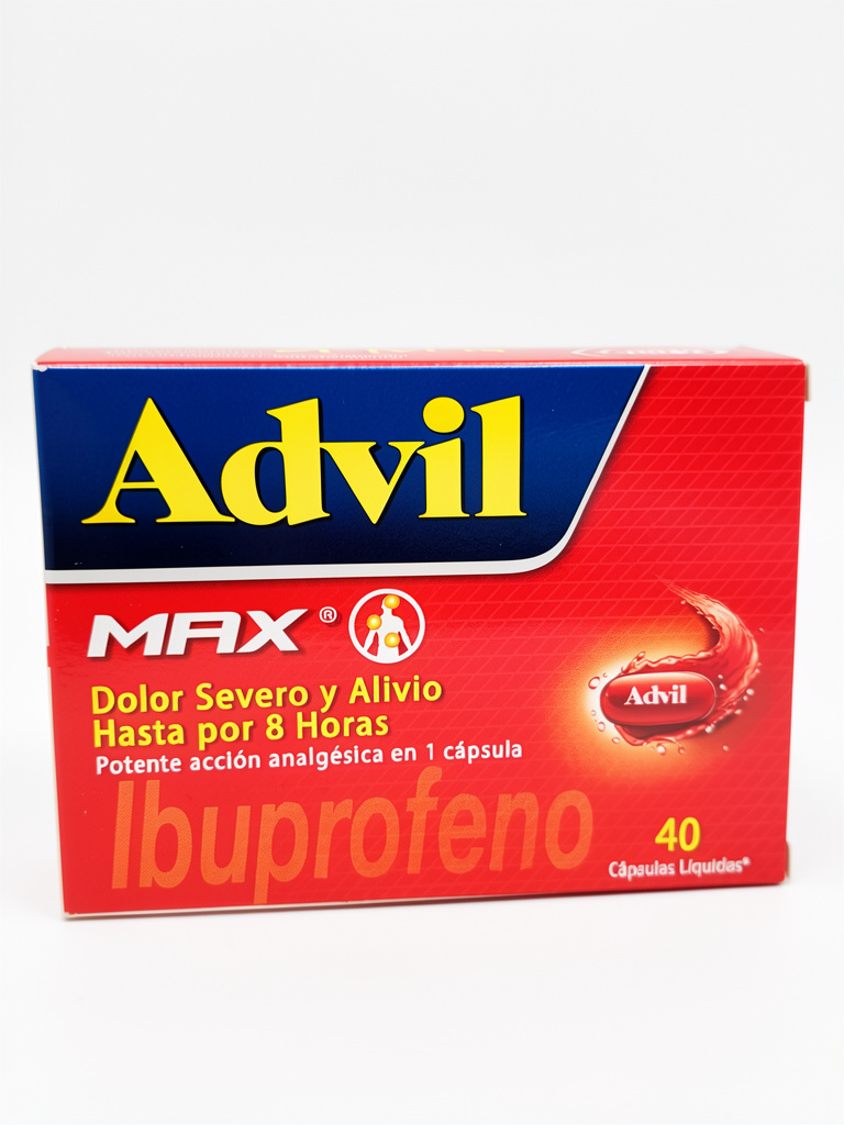 Advil gripa Max dolor severo, hasta por ocho horas
