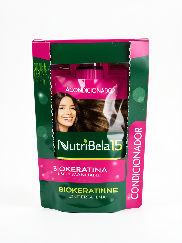 Acondicionador Nutribela en sobre  biokeratina