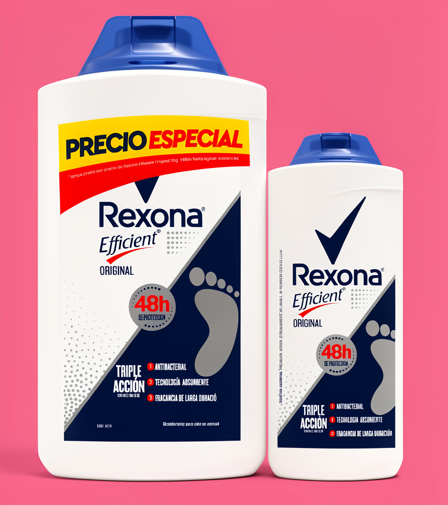 Talco Rexona x2