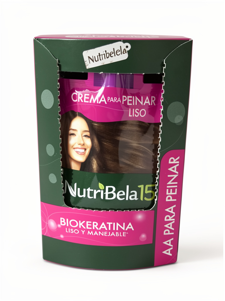 Crema para peinar, bioKeratina de Nutribela en sobre