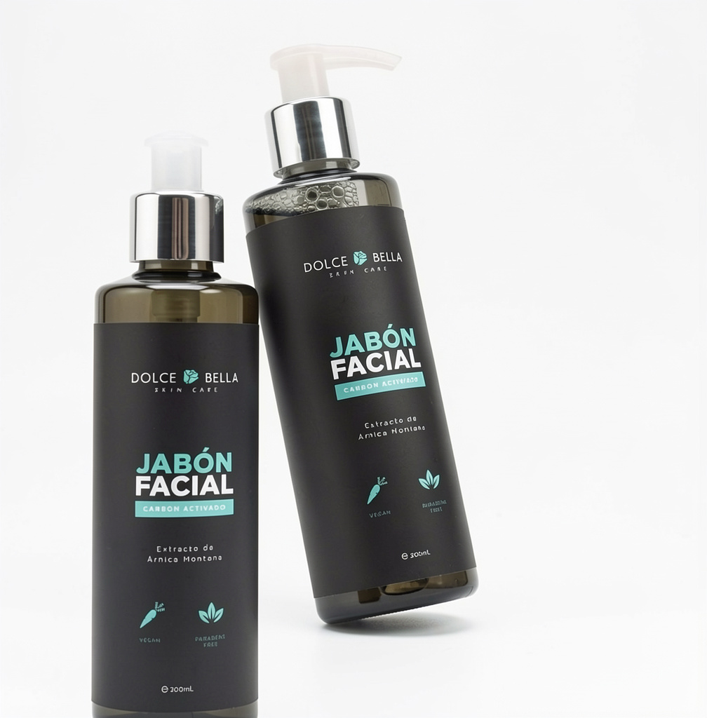 Jabón Facial Carbon Activado Dolce Bella