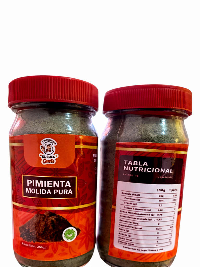 PIMIENTA MOLIDA (ENV) 200GR