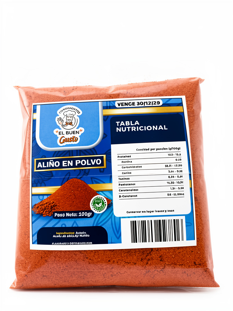 ALIÑO EN POLVO "BUEN GUSTO" 100GR