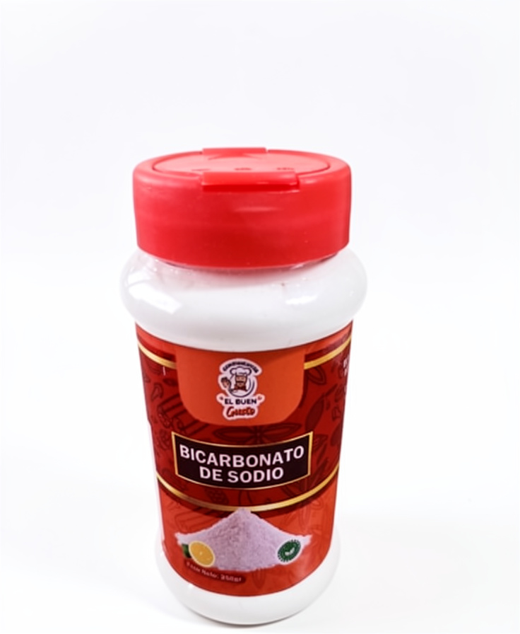BICARBONATO SODIO FRASCO 250GR "EL BUEN GUSTO"