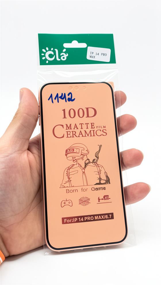PELICULA CERAMICA MATE IPHONE 14 PRO MAX
