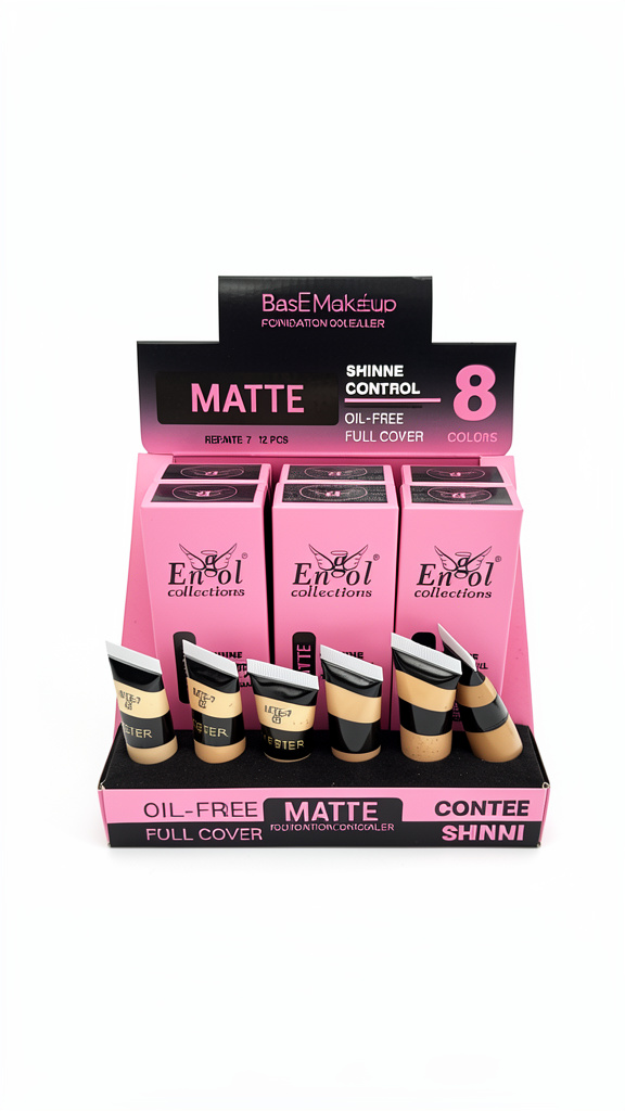 Base Makeup Enol Collections Matte Shine Control Oil-Free Full Cover 40ml