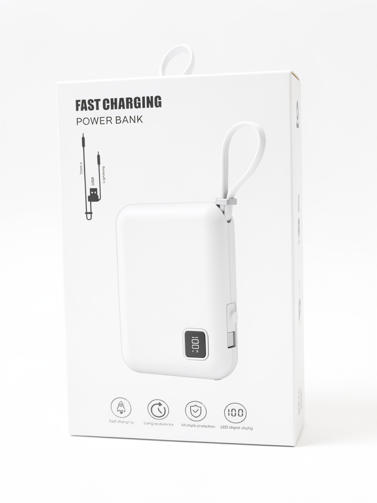 Power bank caja blanca