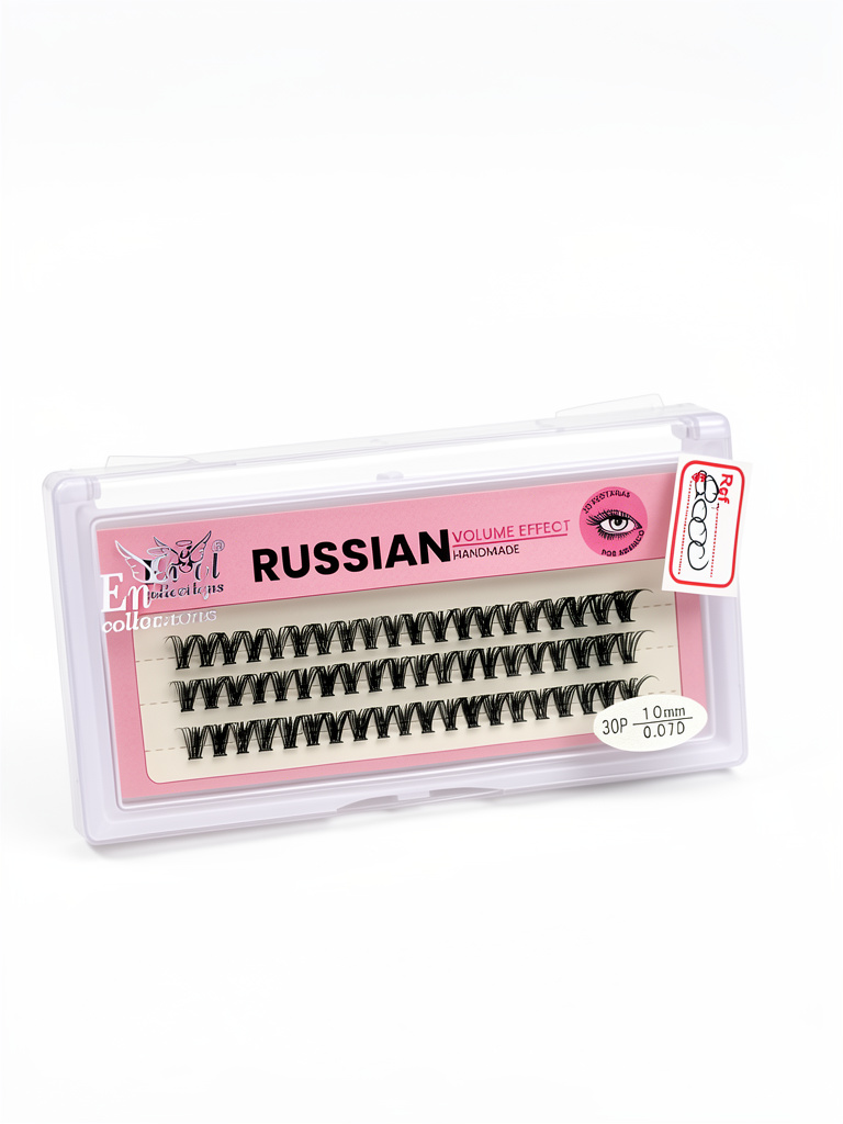 Kit de pestañas número 10 por 30 piezas