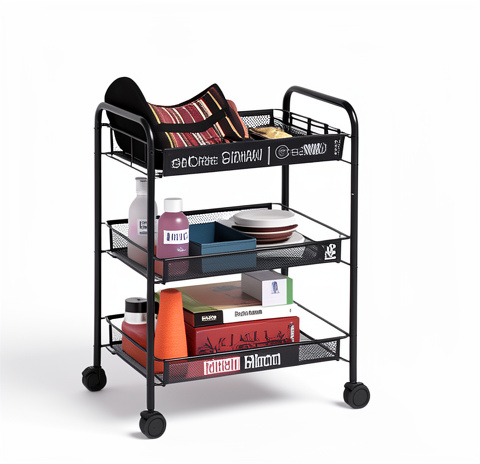 Carrito organizador negro