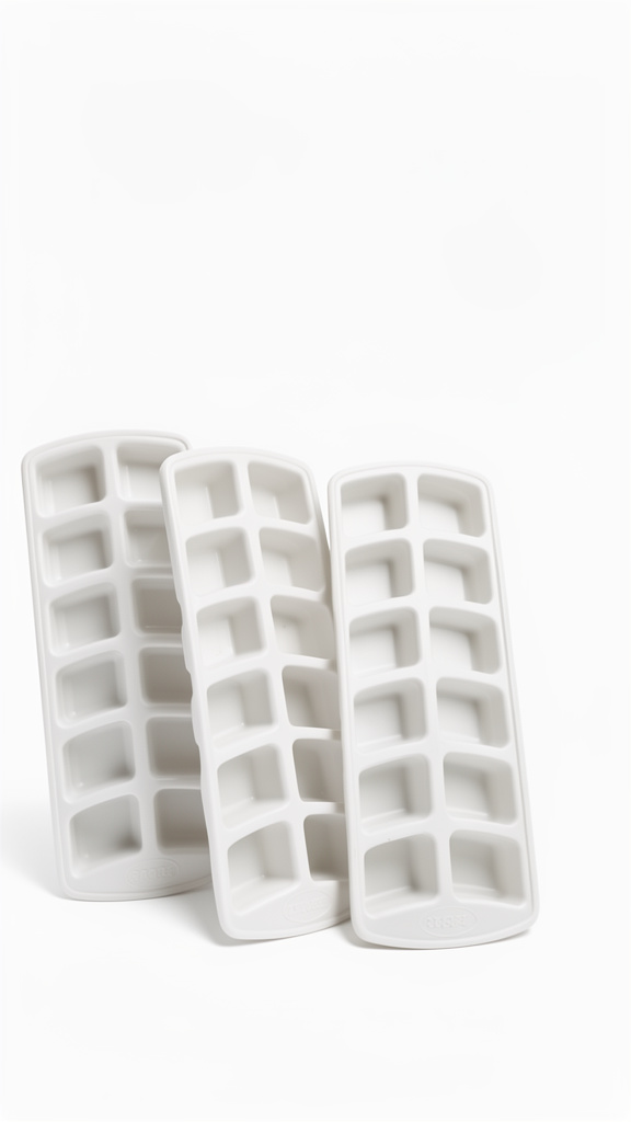 Cubeteras blancas plasticas