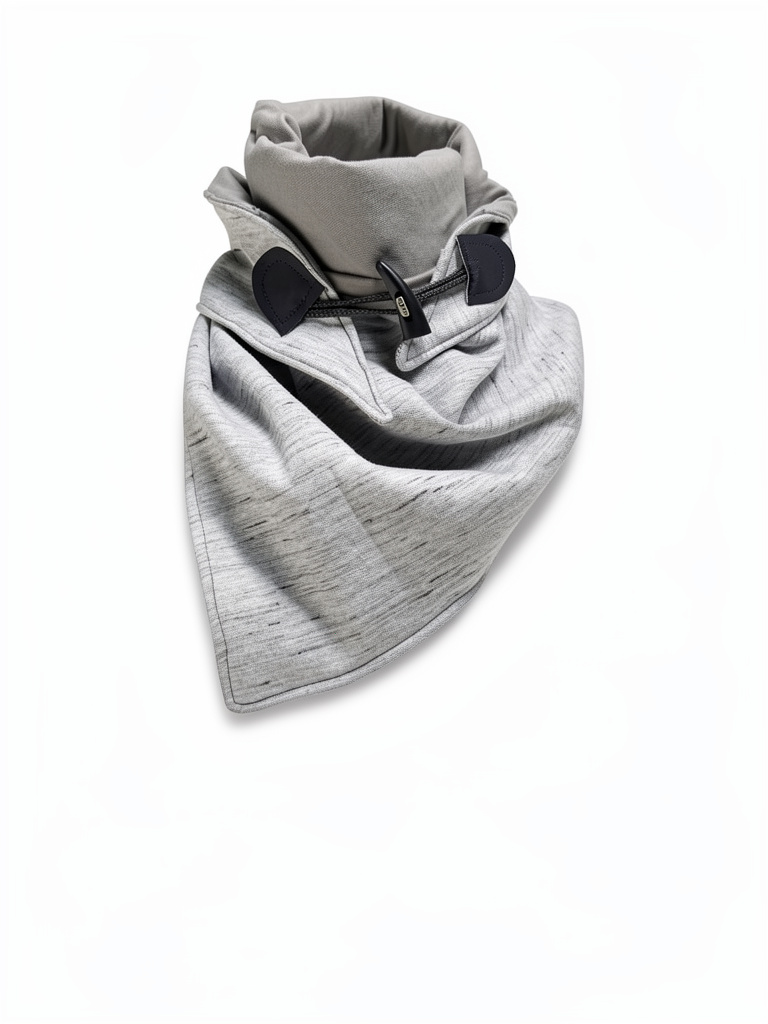 Cuello cruzado y modal combinado tonos marrones