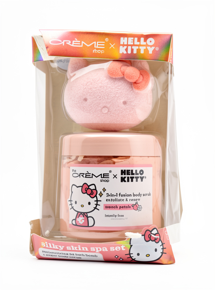 SET DE LIMPIEZA EN DUCHA HELLO KITTY