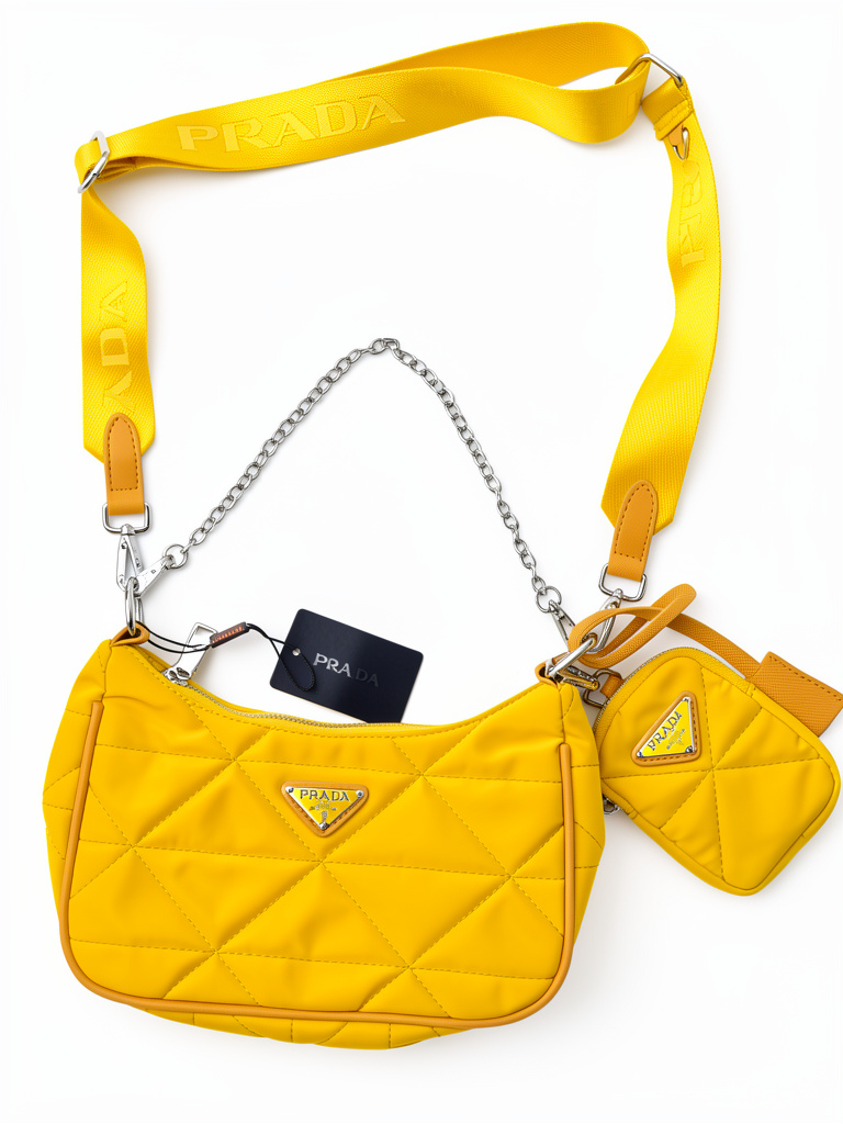 CROSSBODY PRADA AMARILLO RE-NYLON