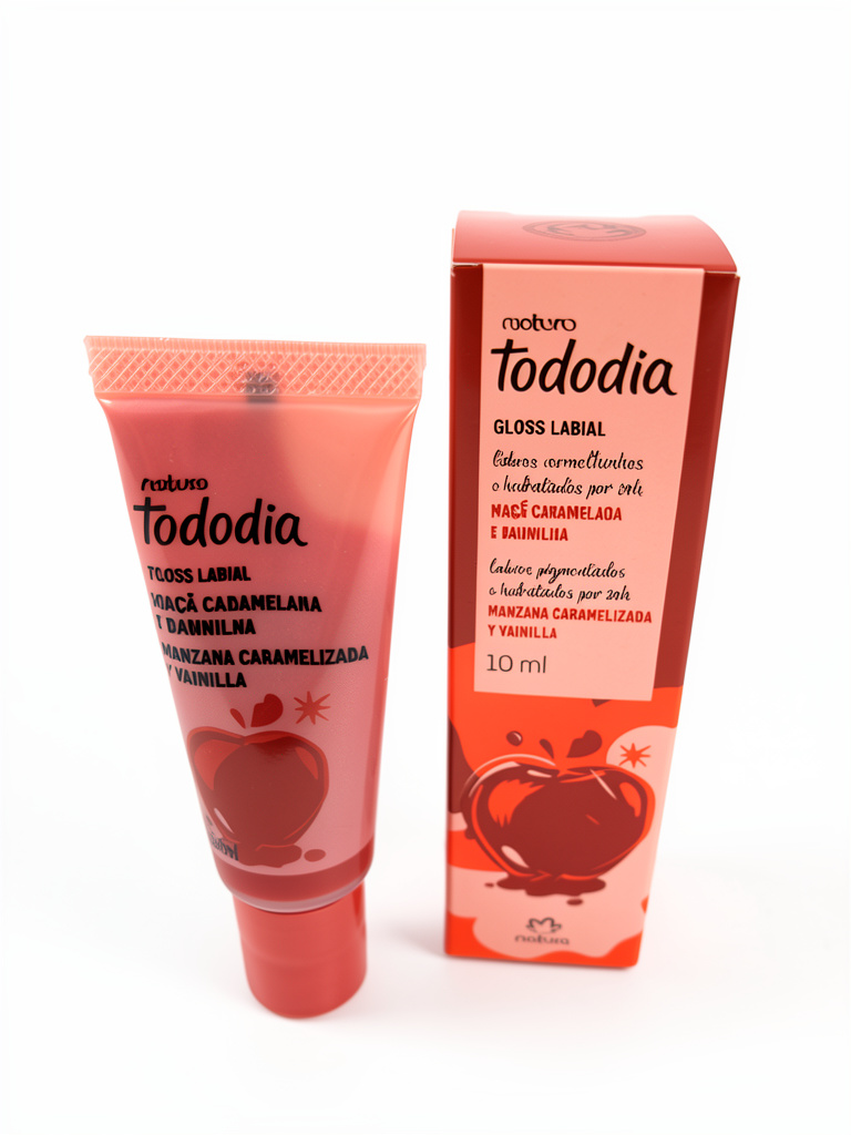 GLOSS LABIAL TODODIA MANZANA CARAMELIZADA Y VAINILLA