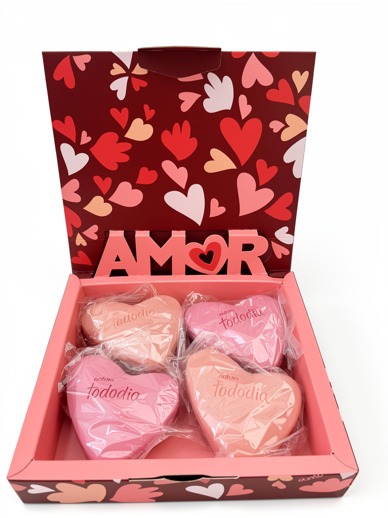JABONES EN BARRA X4 CORAZONES TODODIA