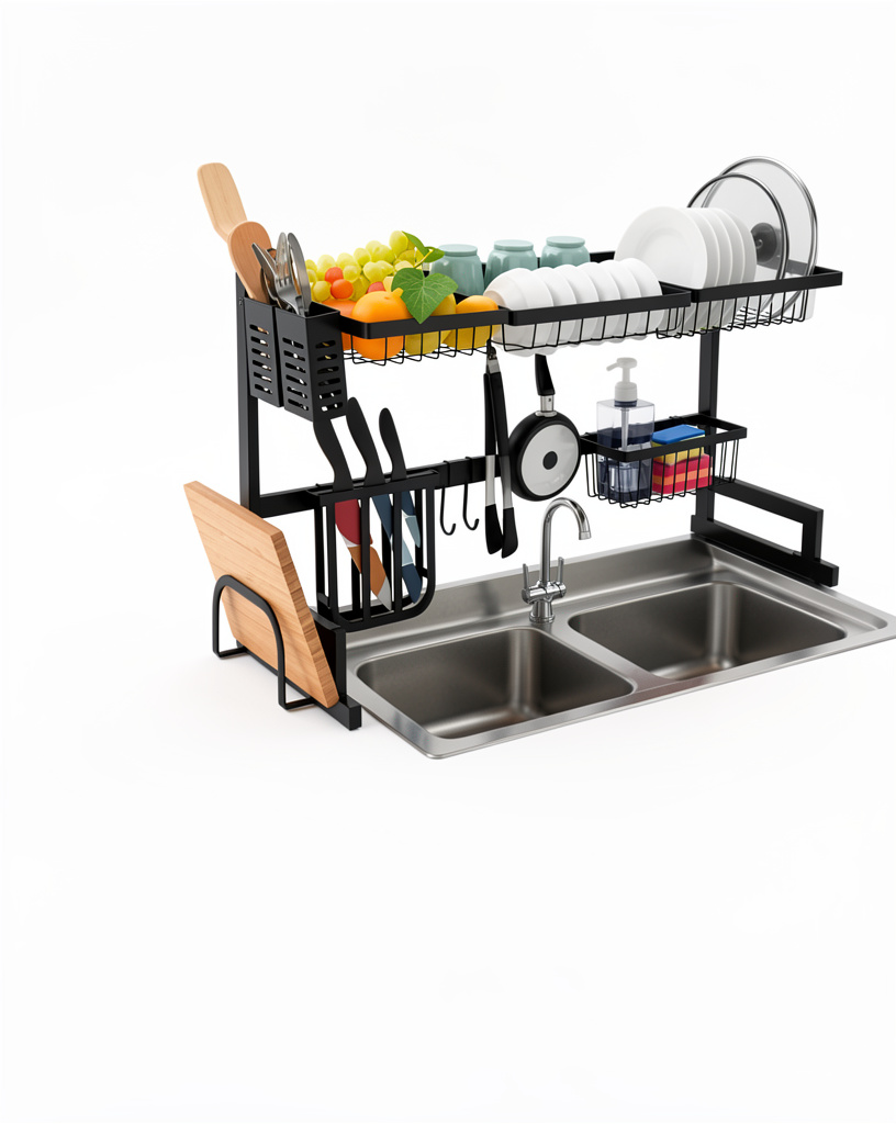Escurridor de platos ajustable