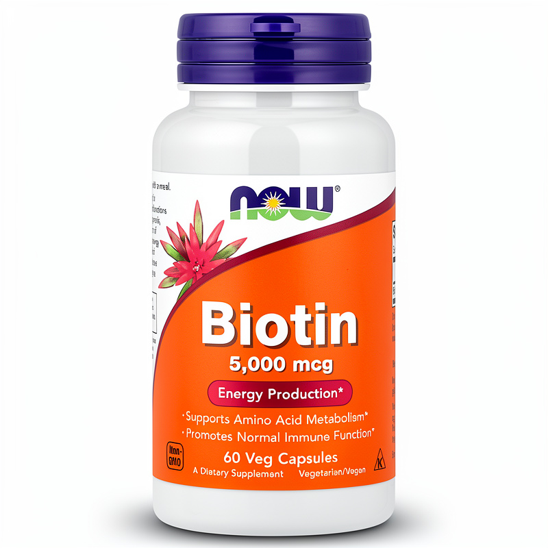 NOW BIOTIN 60 CAPSULAS