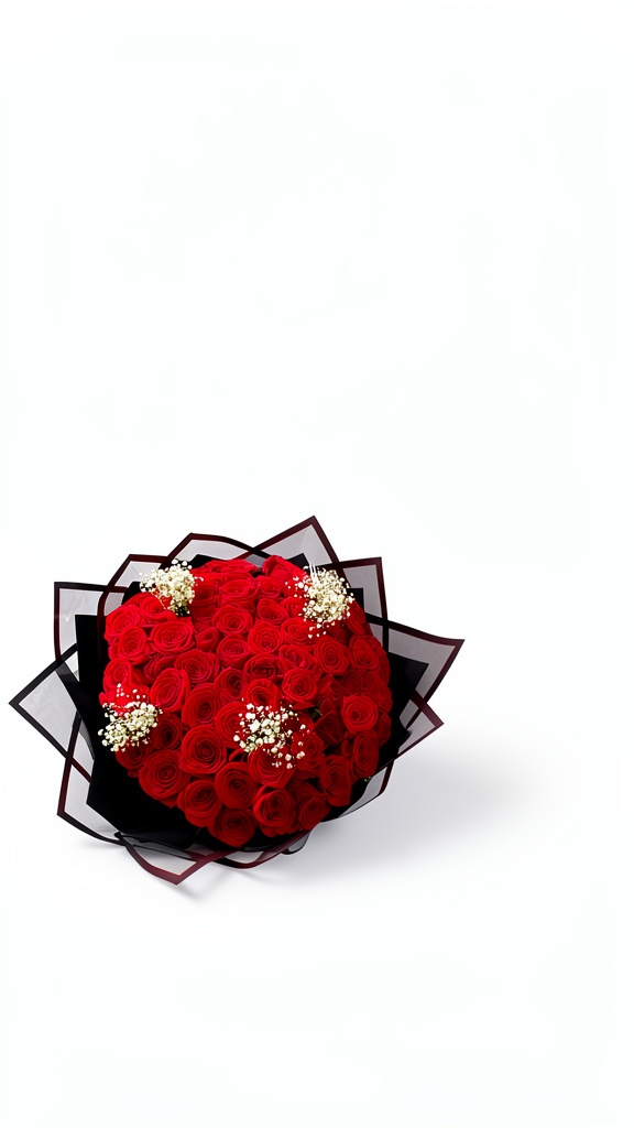 Ramo de  50 rosas rojas