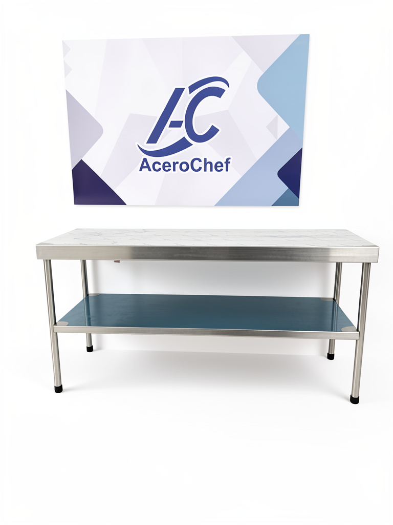 Mesa de trabajo con piso 180x60x90