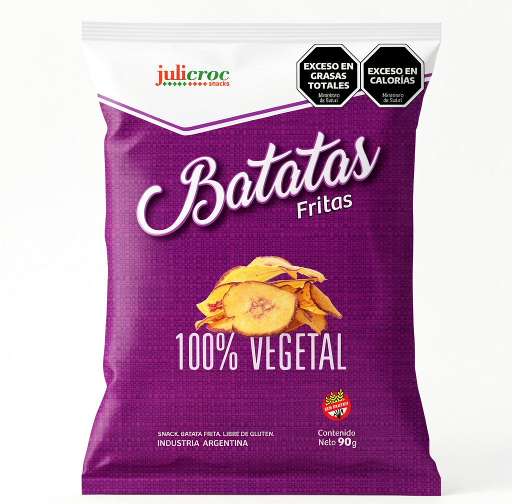 Chips batatas 16u x 90gr