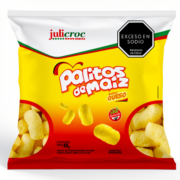 Palito maiz queso 15 x 45gr