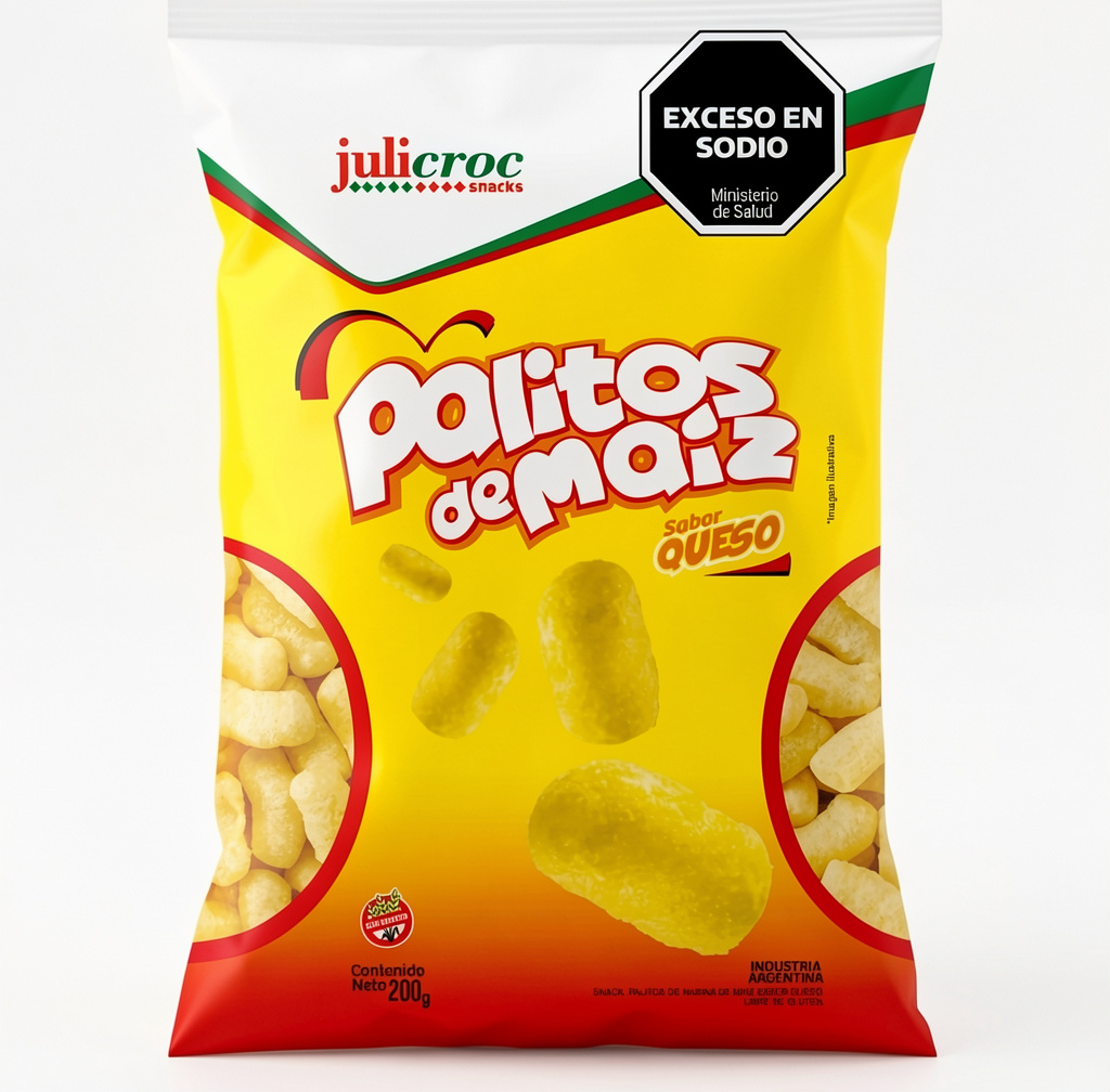 Palito maiz queso 14u x 200gr