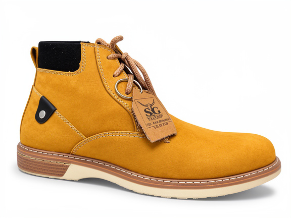 BOTAS MARRONES DE CUERO TALLA 40
