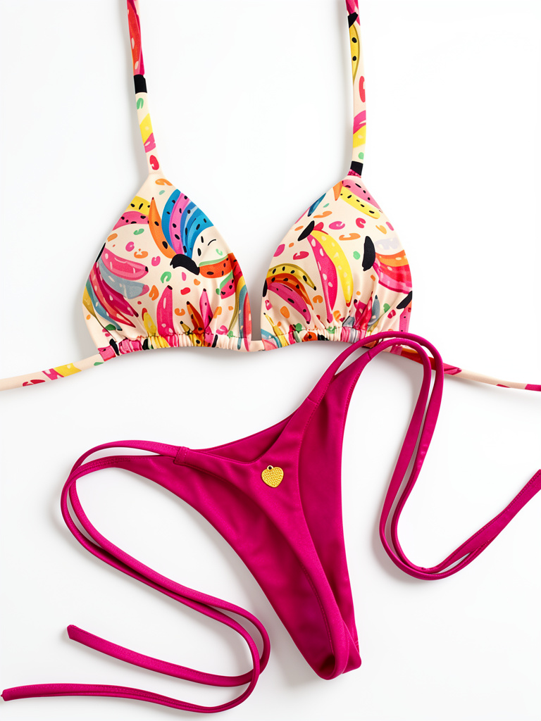 Traje de baño mujer estampado