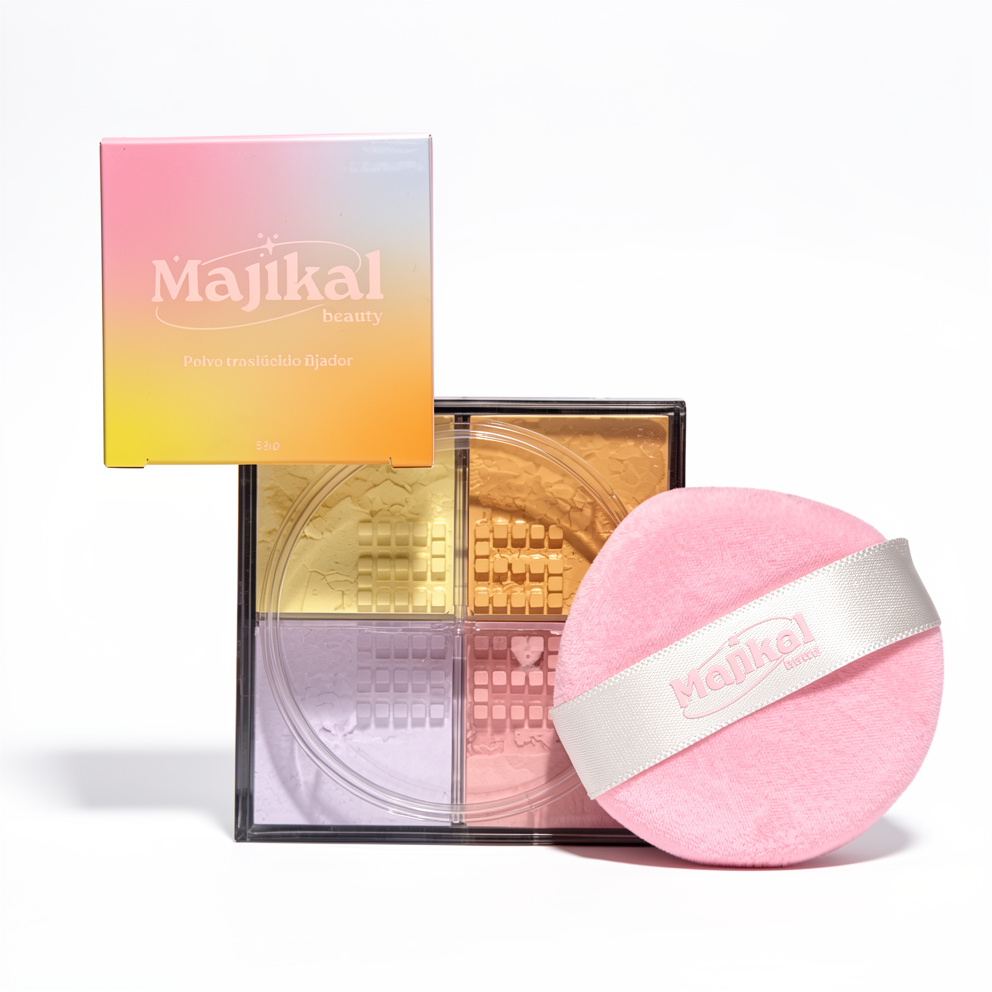 Polvo Suelto Traslúcido 4 tonos Majikal Beauty