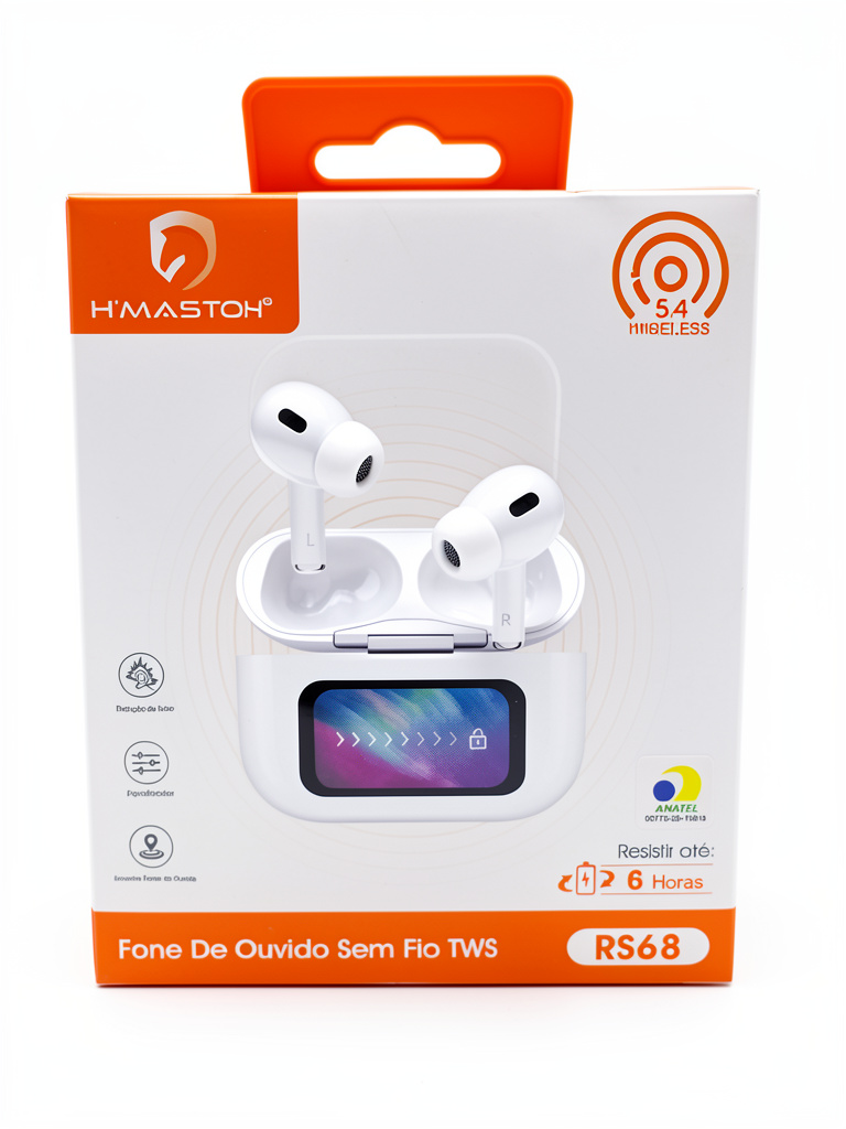 Fone Bluetooth RS68 hmaston
