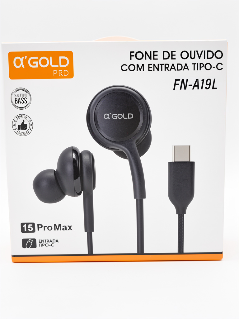 Fone tipo c Agold FN-A19L
