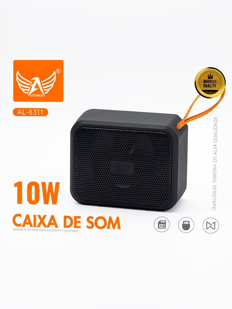 Caixa De Som 10W Ltomex Al-8311