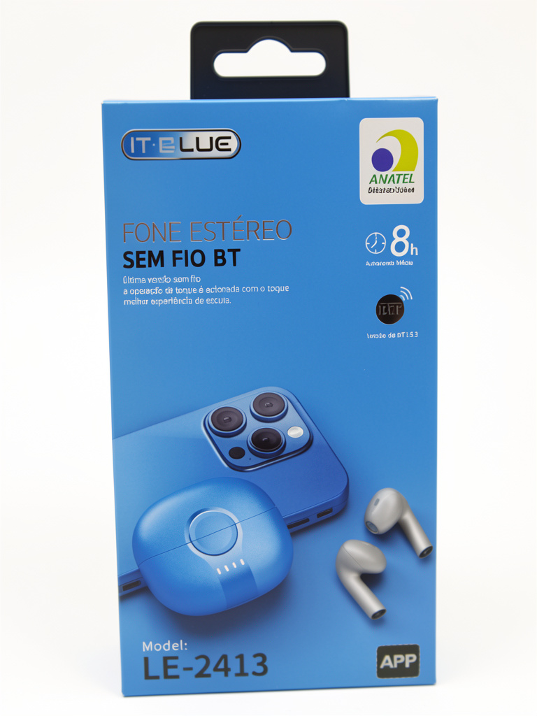 Fone Bluetooth LE-2413 it blue
