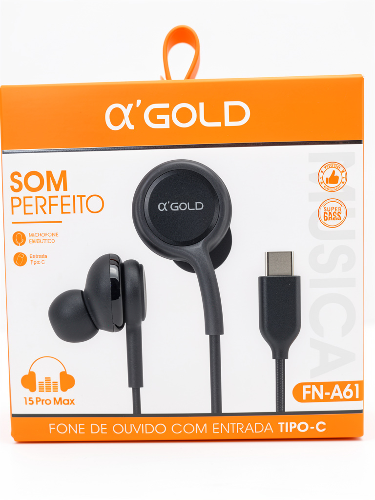 Fone tipo c Agold Fn-A61