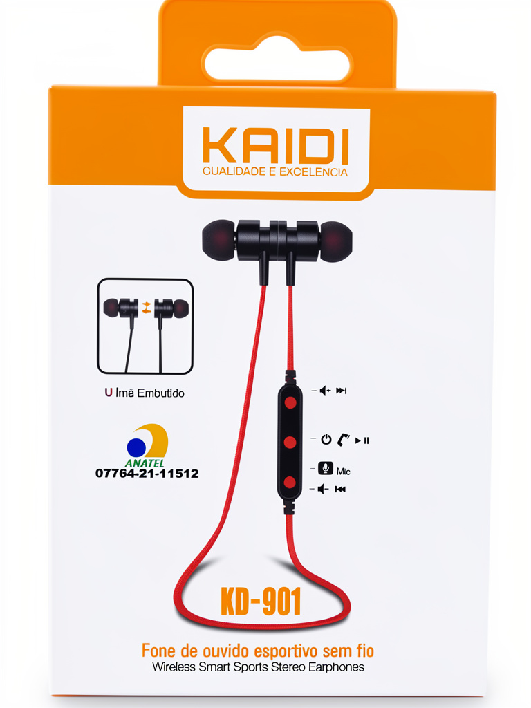 Fone Bluetooth KD-901