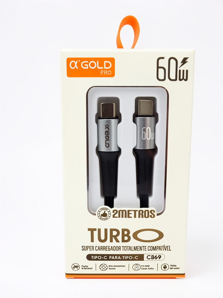 Cabo turbo 2 metros CB69 Agold