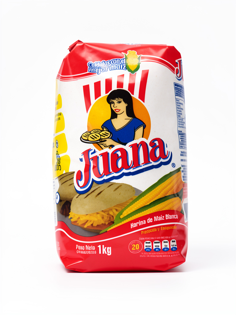 Juana harina de maiz blanco 1kg