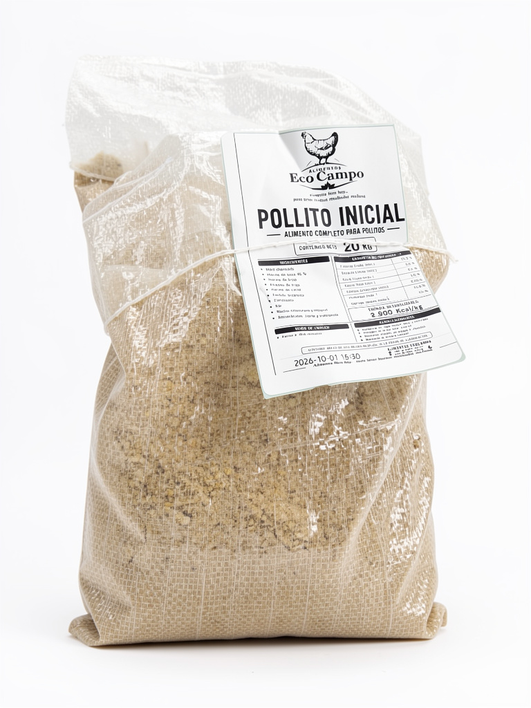 Eco Campo Pollito Inicial 20 kg