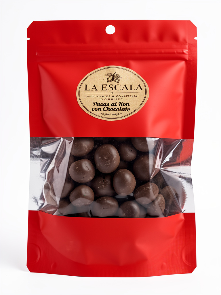 Pasas al Ron Chocolate 100 grs.