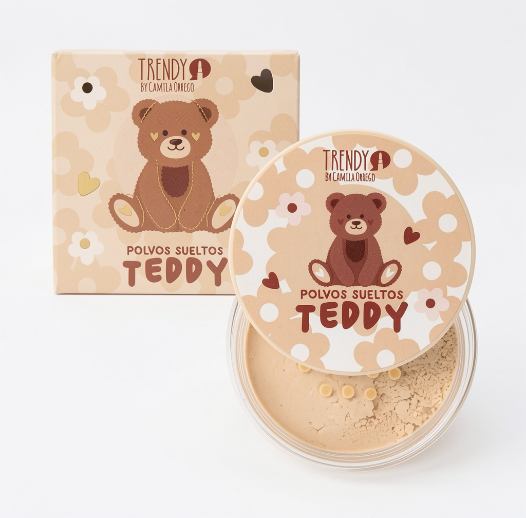 POLVOS SUELTOS OSITO TEDDY PST1590