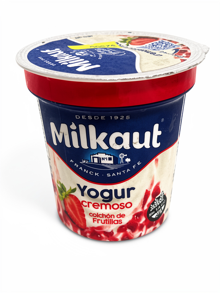 Yogurt c/trozo frutilla ent