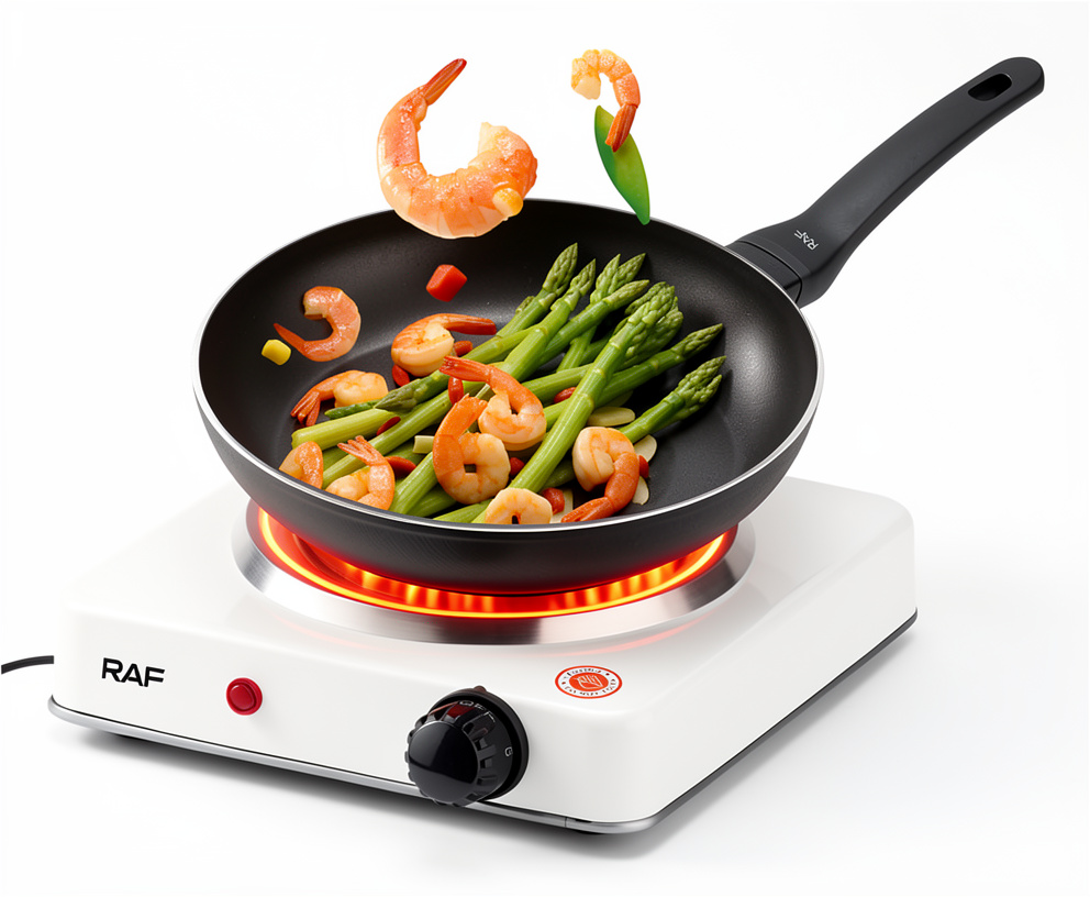 Cocina Estufa Eléctrica 1 Hornilla Raf R8010a Color Blanco
