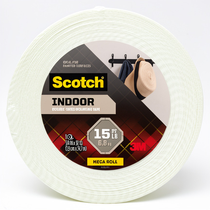 ROLLO GRANDE TAPE DOBLE CARA 3/4 IN X 38 YD