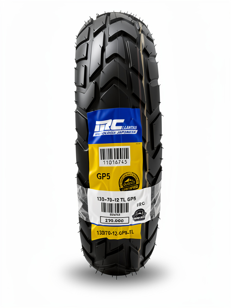 Llanta IRC 130-70-12 TL GP5