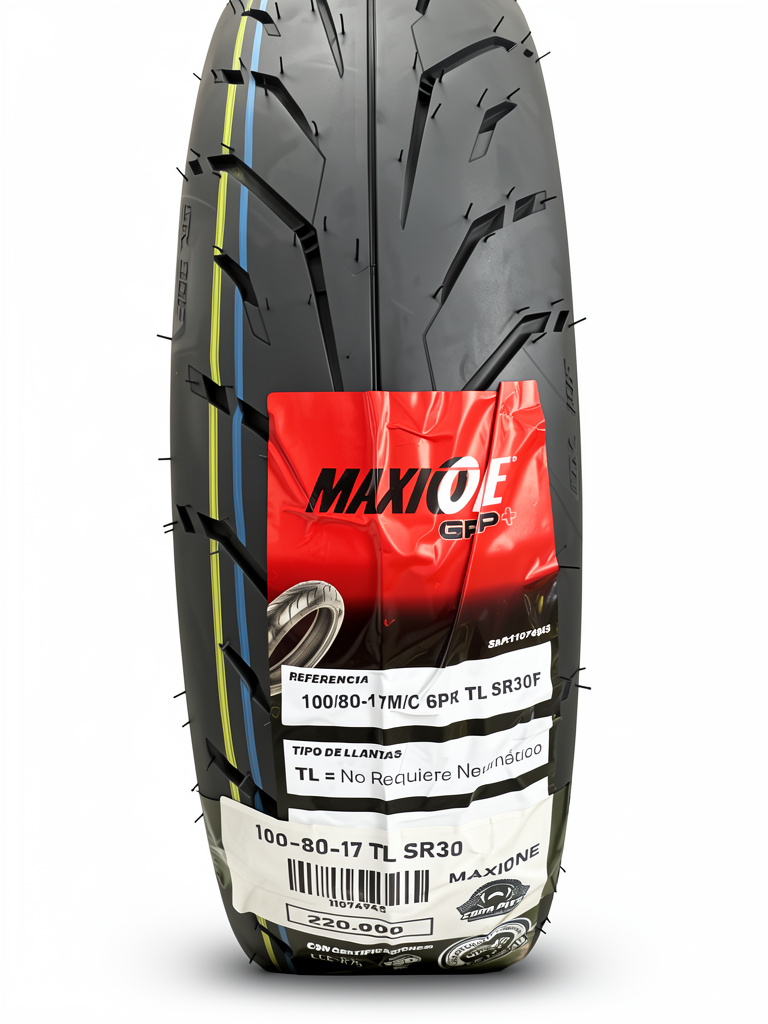 Llanta Maxione 100-80-17 TL SR30