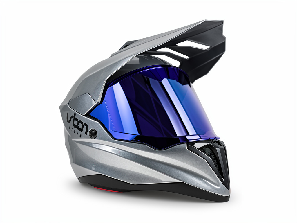 Casco MULTIPROPÓSITO URBAN BIKER Gris-brillo
